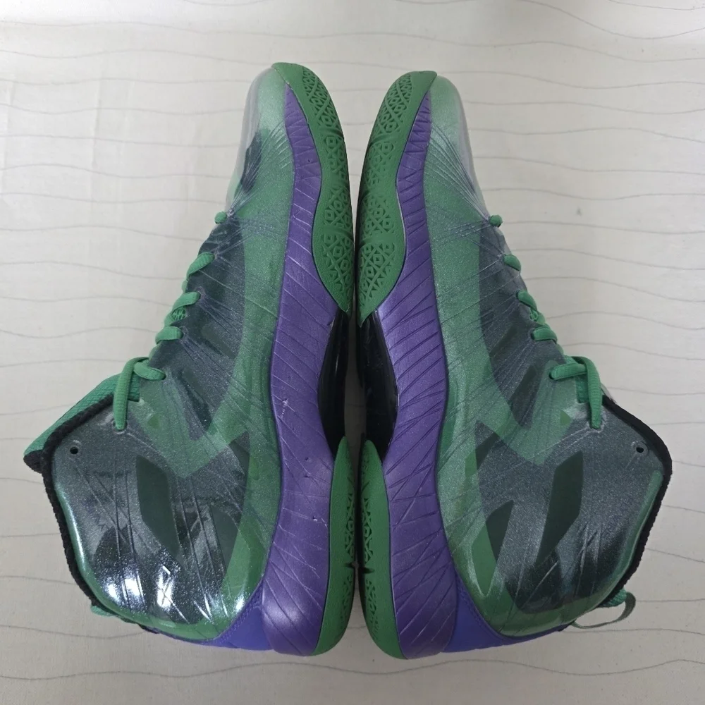 Nike Mens Air Jordan Lite Hulk Green Purple Basketball Shoes 524922-362 Sz 10.5